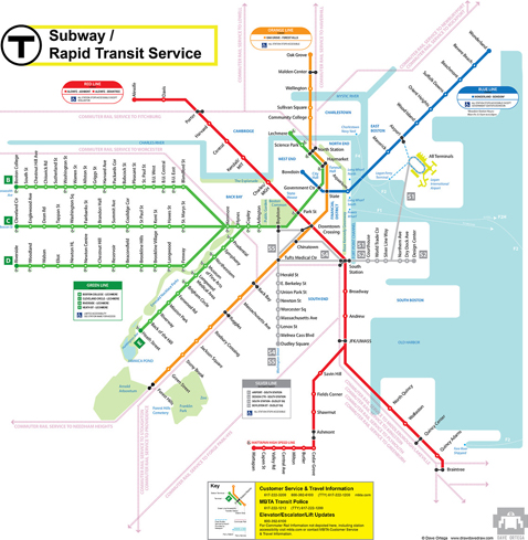 Why you won't see this artist's improved map of the T while riding the ...