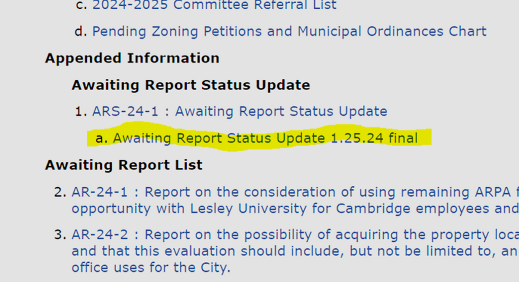 City manager begins offering weekly written status spreadsheet of ...