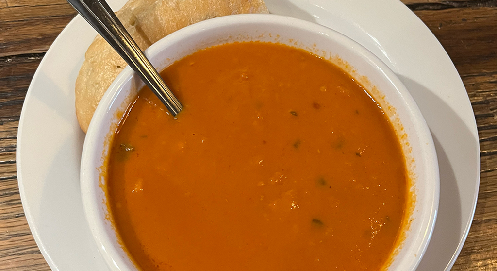 Caffè Nero tomato soup Cambridge Day