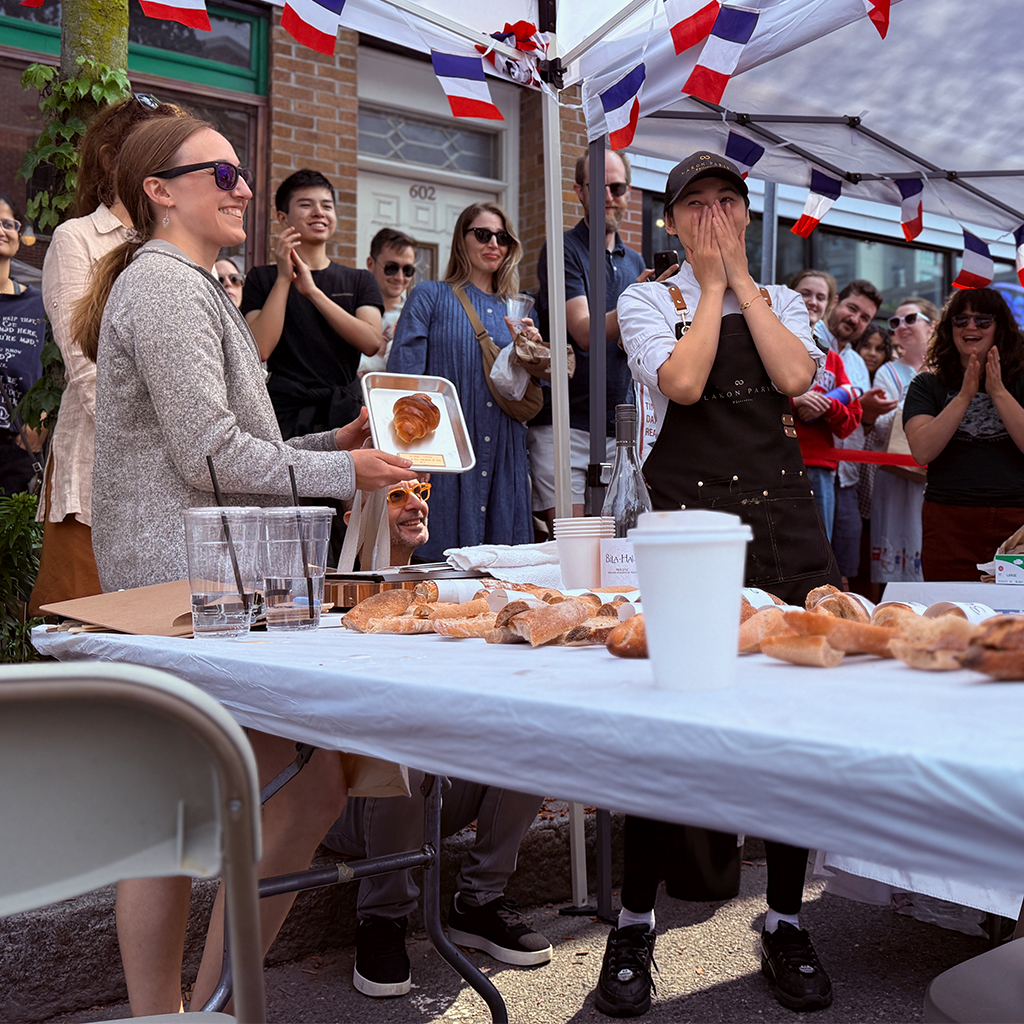 You'll have to travel for the best croissants named at a thronged