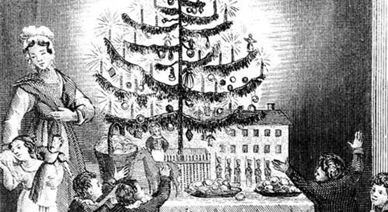 Cambridge was home to the first Christmas tree in Massachusetts